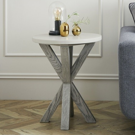 Greystones Round Side Table
