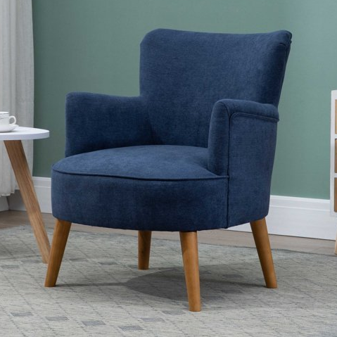 Keira Midnight Blue Armchair - Carrigaline Furniture & Carpet Centre